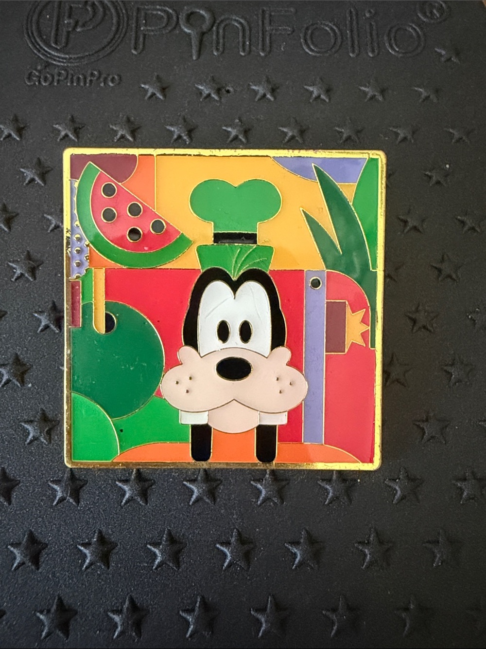 Disney Goofy Colorful Enamel Puzzle Pin - Multicolor